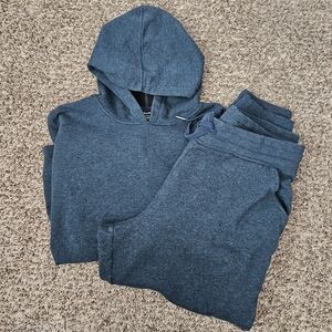 32 Degrees Blue Hoodie and Sweatpants Set
